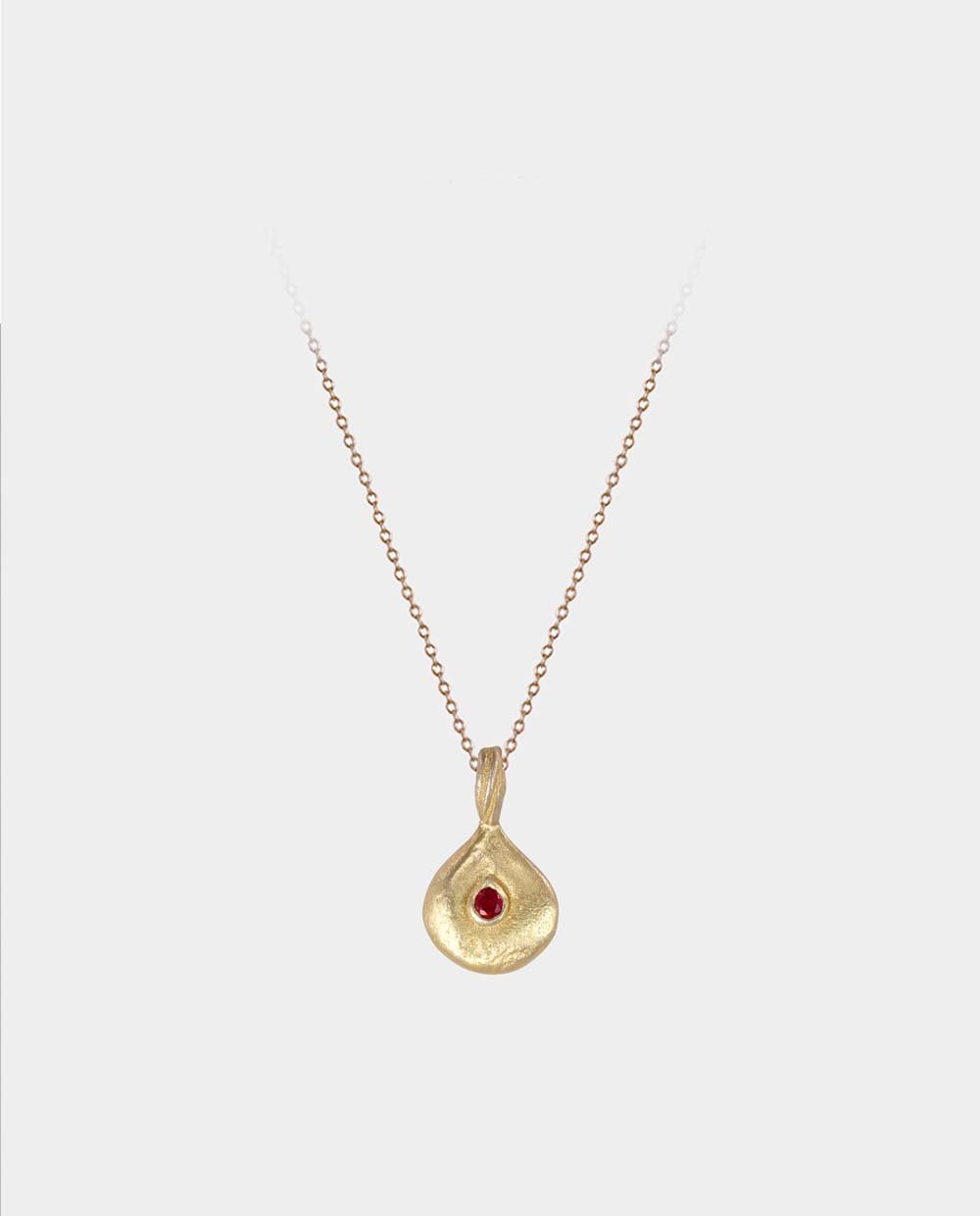 necklace with ruby