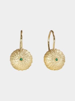 sea urchin with emerald