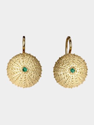 sea urchin big size with emerald