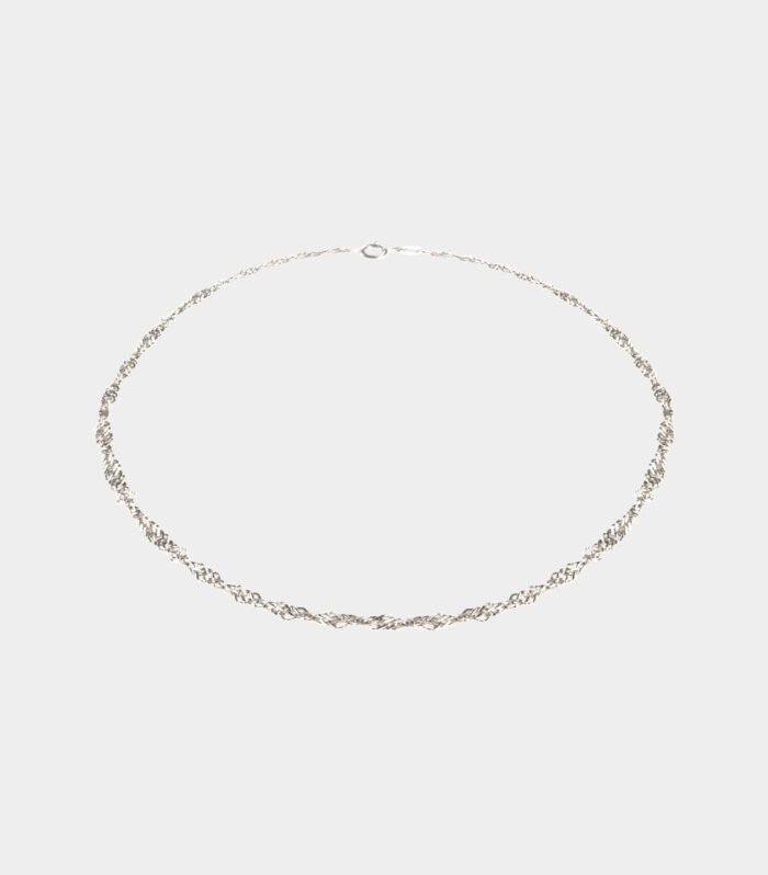 twisted brachelet in silver